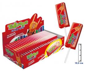 Жевательная конфета на палочке Tatuaga с тату Клубника (Пакистан) 10г