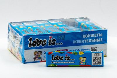 Конфеты жевательные Love is Арбуз-Тропик 20 гр